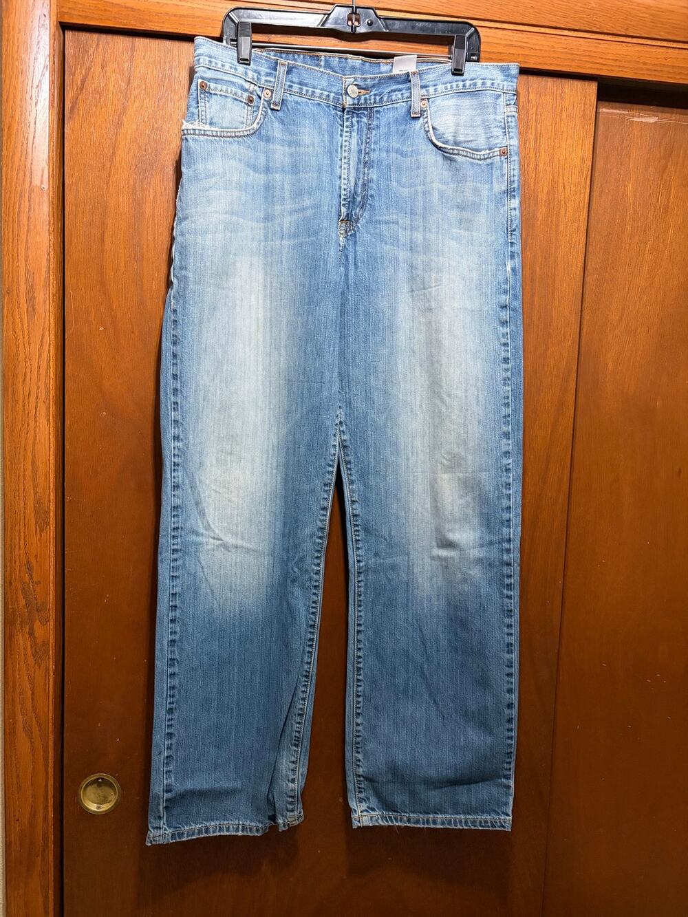 Vintage Lucky Brand Dungarees Gene Montesano Men's Jeans 34R Loose Fit Y2K